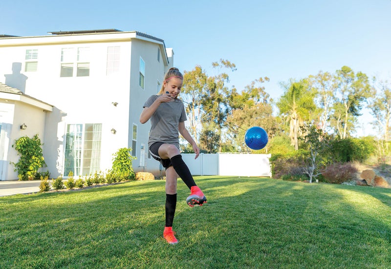 SKLZ Star-Kick Solo Soccer Trainer with Size 1 Soccer Ball, Cobalt - Image 3